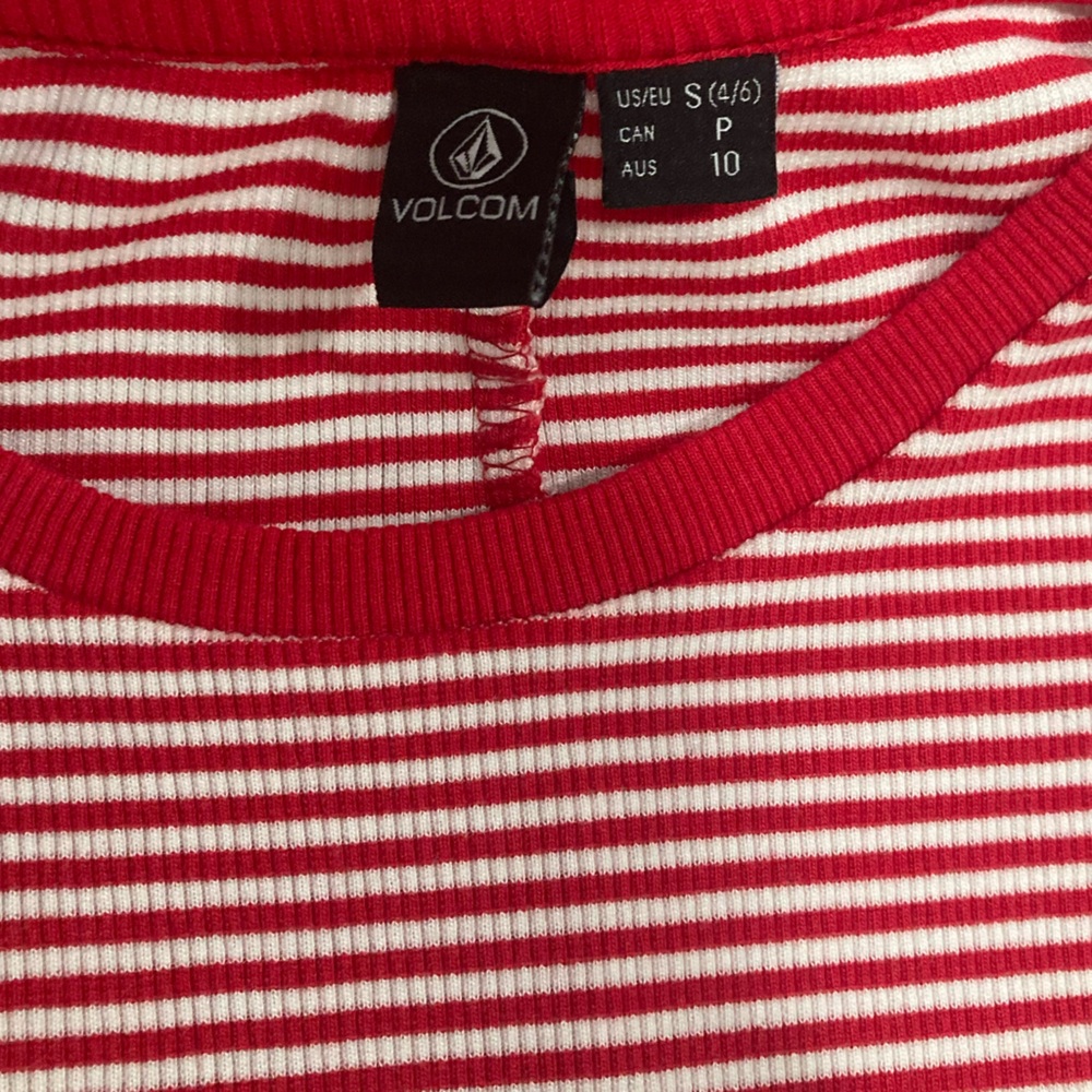 VOLCOM 🌹 Striped Ribbed Maxi Dress - Picture 14 of 14